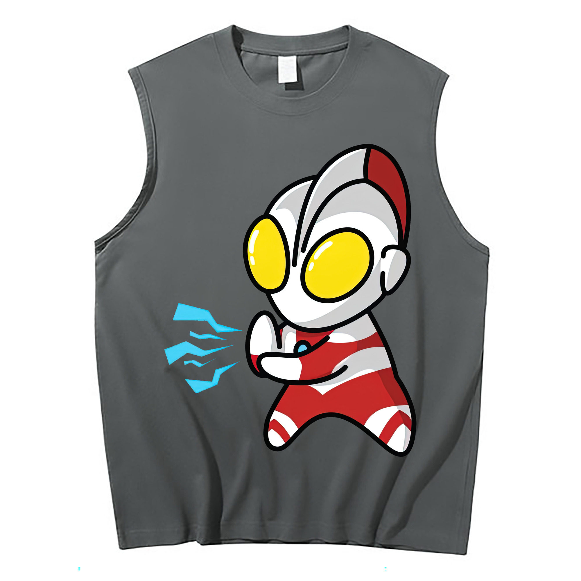（画像用） ウルトラマン Ultraman コットン100％タンクトップ（フロントプリント）